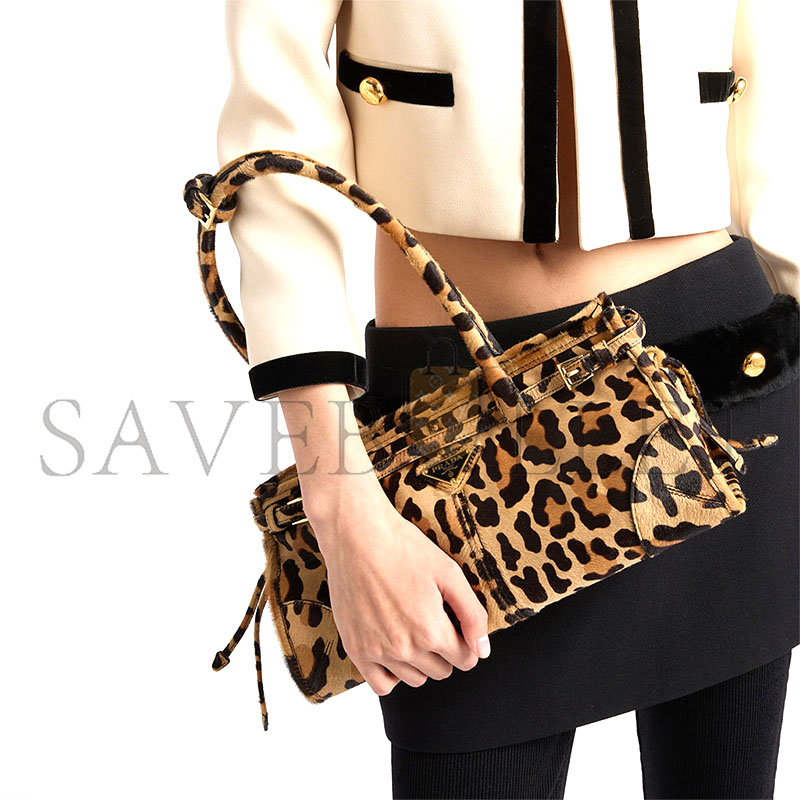 PRADA MEDIUM PRINTED LEATHER HANDBAG 1BA426 (32*15.5*12cm) PRADA MEDIUM PRINTED LEATHER HANDBAG 1BA426 (32*15.5*12cm)